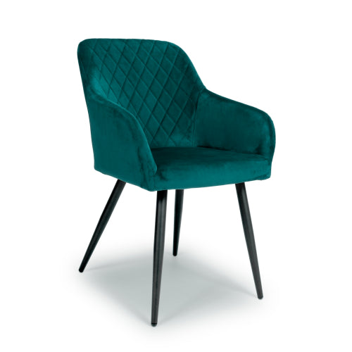 Brushed Velvet Mint Green Dining Chair